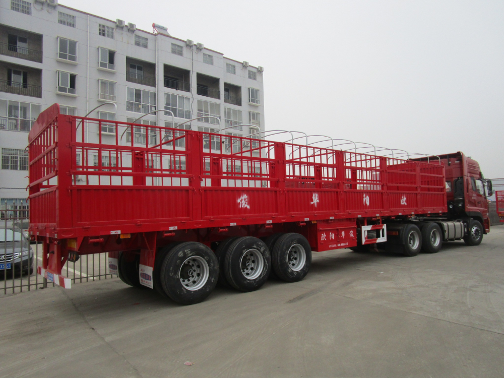 11米直梁倉柵式半掛車