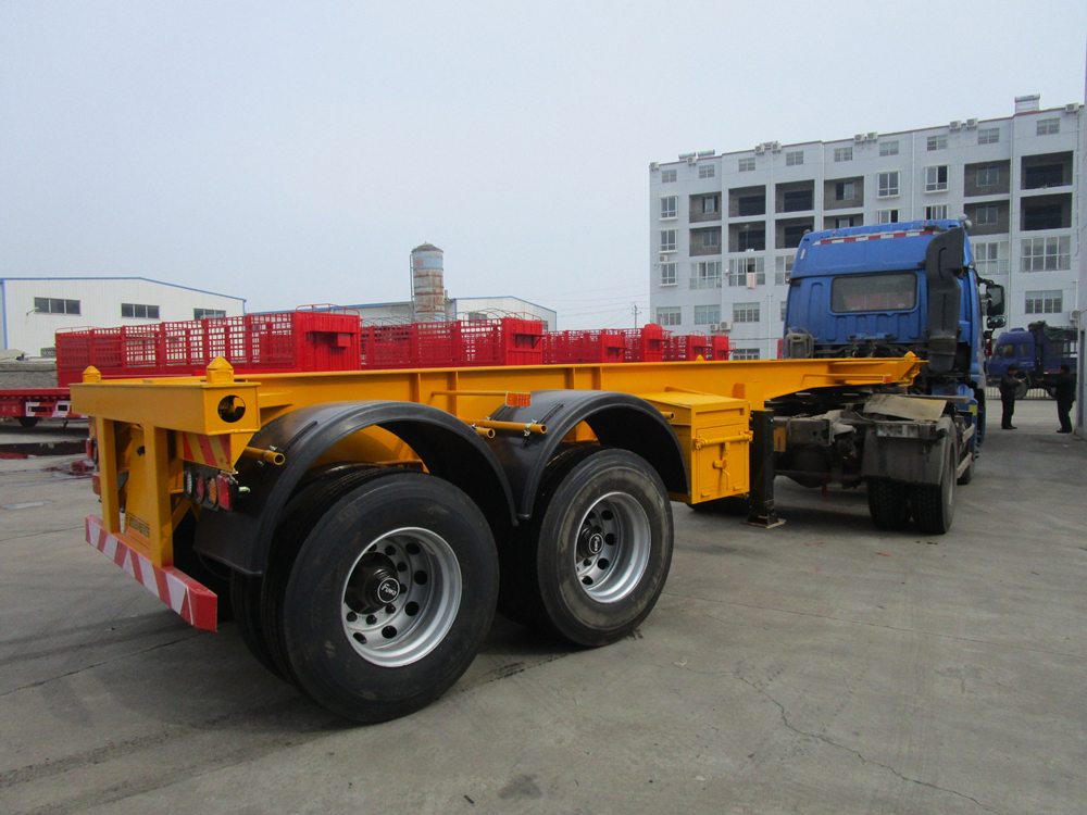 20英尺兩軸骨架半掛車